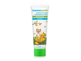 Mamaearth Natural Toothpaste, Orange Flavour, SLS Free, with 750 PPM Fluoride, 4+ Years, Plant Based, 50gm